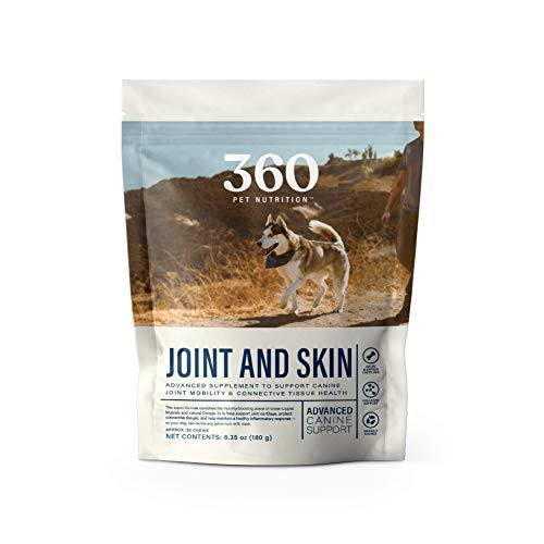 360 Pet Nutrition Canine Joint and Skin Health Advanced Chewable