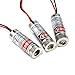 HiLetgo 3pcs 650nm 5mw Laser Head Laser Tube Adjustable Focus 3~5V Red Laser Tube for Sight Positioning Sighting Telescope(Dot/Horizontal Line/Cross Optional) (Horizontal Line)