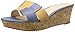 Nine West Women's Cookies Leather Wedge Sandal