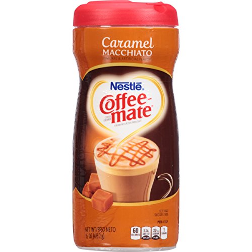 Coffee-mate caramel macchiatto powder coffee creamer, 15 ounce