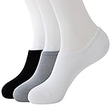 OMLADI Low Cut Liner No Show Socks Mens Casual Socks Non Slip(Size: US 6-10.5).