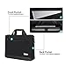 Laptop Bag, Becky 15.6 inch Laptop Briefcase, College Students Business Office Professional Computer Case for Men Women, Stylish Shoulder Messenger Bag for Notebook/Computer/Tablet/MacBook, Black