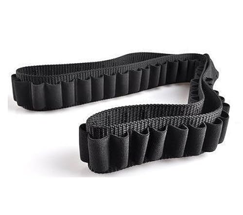 Newest 2016 Safety Solution 10, 12 & 20 Gauge GA Stealth Black 56 Round Shotgun Shotshell Ammo Shot Shell Shoulder Bandolier Bandoleer Carrier /56 Round In