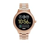 Fossil Q Women's Gen 3 Venture Stainless Steel Smartwatch, Color: Rose Gold (Model: FTW6008)
