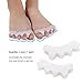 Gel Toe Separator,Bestrice Toe Spacers Rubber Toe Stretchers Used for Sports Activities, Yoga Practice & Running for Men and Women Bunion Pain Relief Toe Straightener Achilles Stretcher