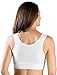 Extra Soft Organic Cotton Wireless Nursing & Maternity Sleep Bra (White, Small)