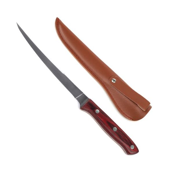 Gone-Fishing-Gone-Fishing-Fillet-Knife-With-Sheath-1225-Inches-Fillet-Knife-Brown