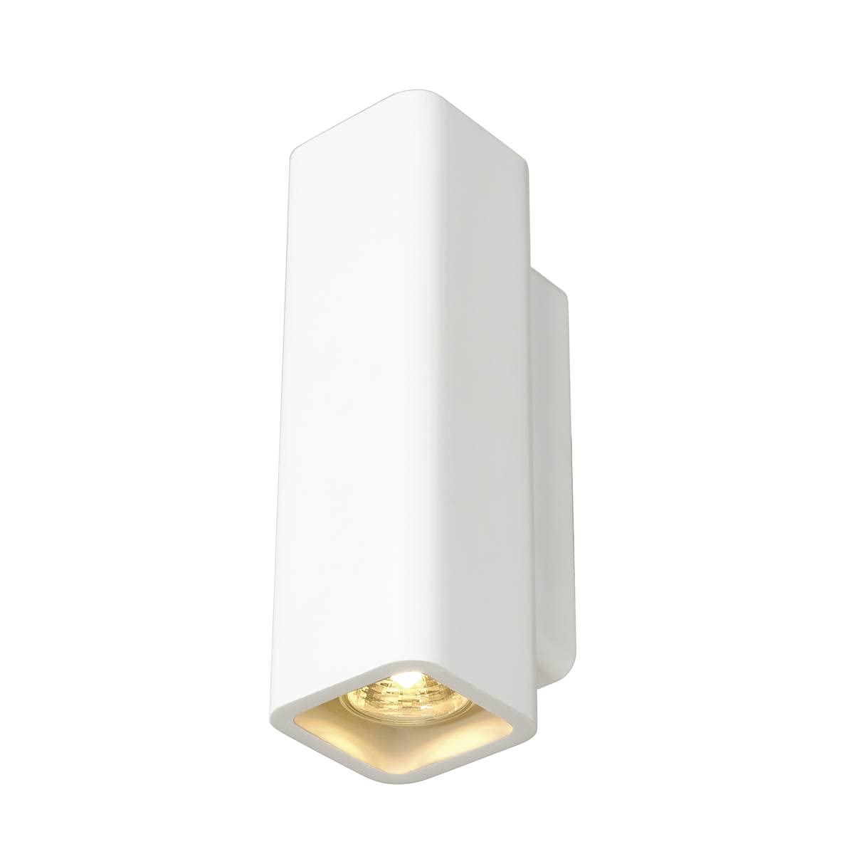 SLV Surface-Mounted Wall Light PLASTRA/Internal Wall Illumination, Surface-Mounted Light, Wall-Mounted Light, Ceiling spot / GU10 35W White