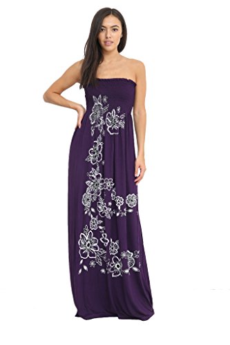 boob tube maxi dress