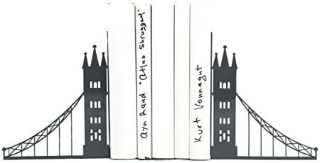 Decorative Bookends London bridge. Cool Home Decor Gift for Housewarming Party. Gift for reader. Stylish bookshelf decor.