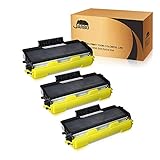 JARBO Replacement for Brother TN650 TN580 Toner Cartridge High Yield, 3 Black, Worked with Brother HL-5370DW HL-5340D HL-5250DN HL-5200 HL-5240, Brother MFC-8890DW MFC-8480DN MFC-8860DN Printer etc