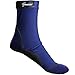 Seavenger High Cut Beach Socks with Grip Sole for Sand, Volleyball, Snorkeling, Diving, Wading (Dark Blue, Medium)