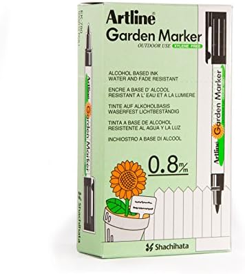 Garden Marker | Water Resistant | Quick Dry Ink Great For Outside Use (12 Markers)