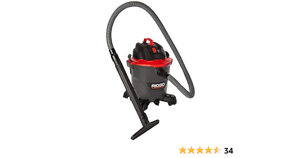 Ridgid RT1200M Aspiradora de sólidos y líquidos 5 HP, 12 Galones, negro con  rojo : Amazon.com.mx: Hogar y Cocina
