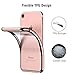 RANVOO iPhone 8 Case, iPhone 7 Case, Clear Soft Slim Thin Case with Premium Flexible Chrome Bumper and Transparent TPU Back Plate Crystal Cover for Apple iPhone 8 / iPhone 7 (Rose Glod)