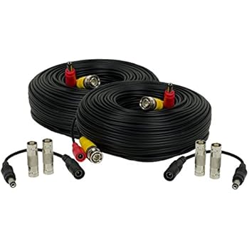 Amazon.com : Amcrest 2-Pack 60 Feet Pre-Made All-in-One