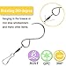 10 Pack Swivel Hooks Clips Smooth Spinning for Hanging Wind Spinners Wind Chimes Crystal Twisters Party Supply Rotating Display S Hooks