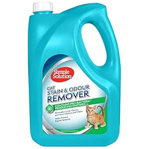 Simple Solution Cat Stain and Odour Remover | Enzymatic Cleaner with Pro-Bacteria Cleaning Power - 4 Litres