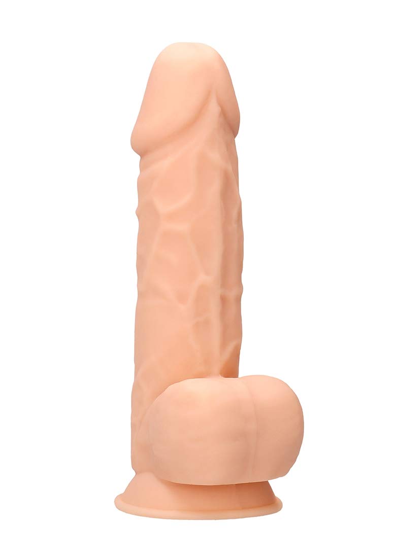 Shots Silicone Dildo with Balls 21.6 cm, Flesh REA076FLE