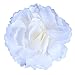 Anleolife Fabric Flower Hair Clips/Silky Floral Hair Flowers Bridal Wedding Cloth Decor Flower Crown Corsage Brooch Pins For T-shirt Jacket 6pcs/lot (mix color 6pcs)