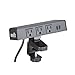 VARIDESK PowerHub Surge Protector with 3 AC Outlets and 2 USB Ports - 12' Cord