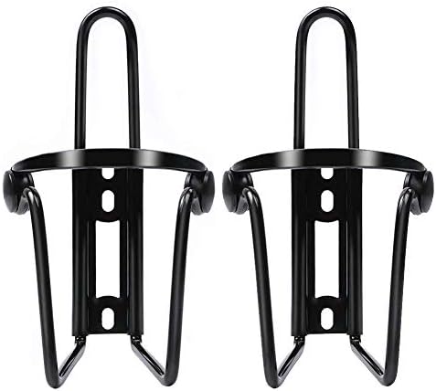 BYPA Bike Water Bottle Cages, 2PACKS Aluminum Alloy Updated Adjustable Bicycle Water Bottle Holders for MTB Bike/Road/Fat Bicycle Corrosion Resistant, Lightweight