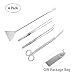 PERSUPER Aquatic Plant Tweezers Scissor Spatula Tool Aquarium Scrapers 4 in 1 Stainless Steel Aquarium Tank Aquascaping Tools Set for Fish Starter Kits & Aquariums Tank Plants Kit primary