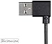 Monoprice 90 Degree Apple MFi Certified Lightning to USB Charge & Sync Cable - 6 Inch - Black Compatible with iPhone X 8 8 Plus 7 7 Plus 6s 6 SE 5s, iPad, Pro, Air 2