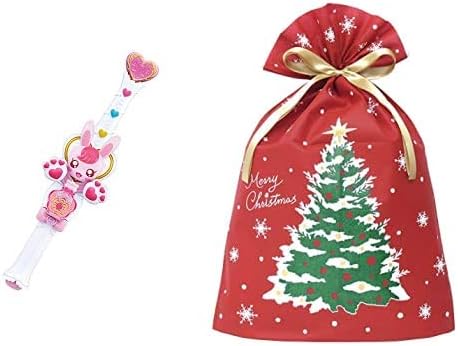 Amazon ヒーリングっどプリキュア キュアタッチ変身ヒーリングステッキ インディゴ クリスマス ラッピング袋 グリーティングバッグ3l クリスマスツリー レッド Xg9 おもちゃ おもちゃ