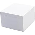 Mogoostry 500 Sheets Memo Non Sticky Notes Blank 2.9x2.9 Inch Non-Sticky Notes Paper White Memo Cube Refill Memo Sheets Scratch Pads Organized for Taking Notes Reminders