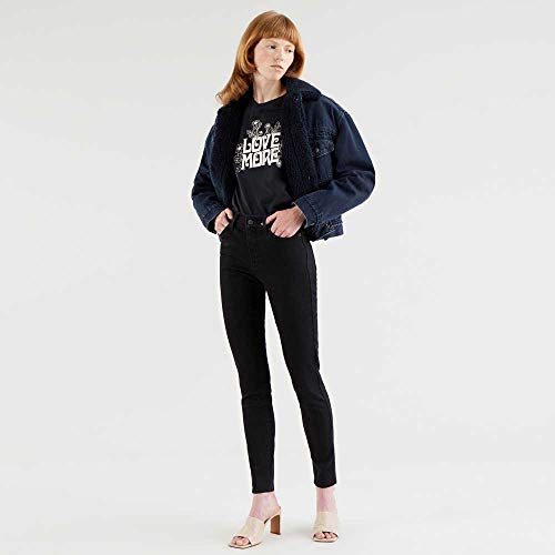 310™ Shaping Super Skinny Jeans Femme, Black Squared, 31W / 32L