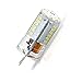 MUMENG 10 Pack 5W AC/DC 12v 350LM Bright G4 LED Lights Bulb Lamps 57 LED SMD3014 Warm White G4 Base LED Bulbs Non-dimmable 20W Incandescent Bulb Equivalent
