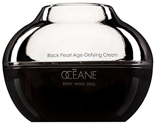 OCEANE Beauty Black Pearl Anti-Aging Cream, Age-Defying Cream w Nourishing Blend of Genuine Pearl Powder and Marine Plant Stem Cells, Strong Anti Wrinkle Product, OC21