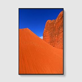Framed Canvas Home Artwork Decoration Desert Canvas Wall Art for Living Room, Bedroom - 16x24 inches