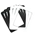 TOPINSTOCK 6-Pack Magnetic Picture Frames for Refrigerator 5 x 7 Inches 3 Black and 3 White Colors