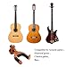 Neboic 2Pack Guitar Wall Mount, Auto Lock Guitar Wall Hanger, Hard Wood Base in Guitar Shape Guitar Hook, Guitar Holder, Acoustic, Electric, Classical, Bass Guitar Stand, Guitar Accessories (Cherry)