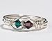 2 Stone Mother's Birthstone Ring: Personalized Sterling Silver Mom's Multistone Family Ring. Two Swarovski Crystals. Christmas, Mother's Day