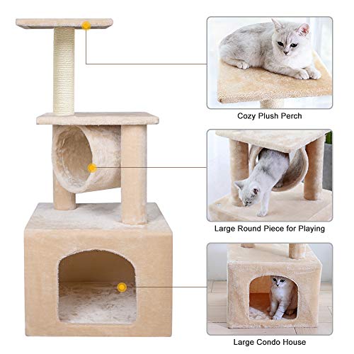 BEAU JARDIN Árbol de Gato de 94 cm de Largo con una cómoda Plataforma de Observación