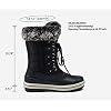 VEPOSE-Womens-Waterproof-Snow-Boots-Mid-Calf-Lace-Up-Fur-Shoes