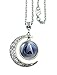 Moon Necklace Star Trek Starfleet Command Pendant Charms Friendship Gift For Women with Giftbox