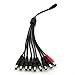ANVISION AC to DC 12V 5A Power Supply Adapter with 9 Way Splitter Cable, Plug 5.5 x 2.1mm for Led Light Strips, NVR DVR Security Camera, Efficiency Level VI