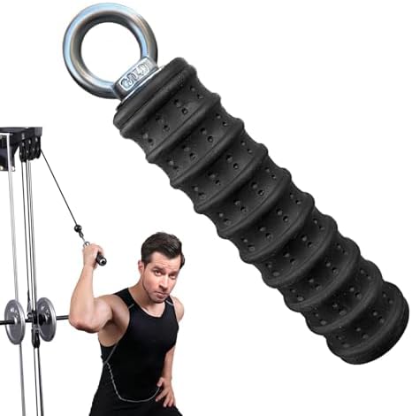 Gym Cable Attachment Tricep Pressdown Rope – Nylon & Polypropylene For Strength Training