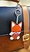 Bellzi Foxxi The Cute Orange Fox Keychain - Strong Flexible Polyester Keychain - Includes Keyring with Extra Clip - Cute Unique Animal Novelty Keychain for Kids and Adults