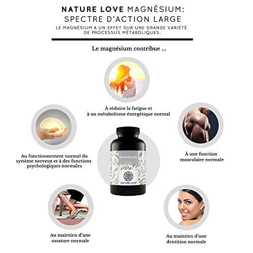 Magnésium – 1500 mg citrate de magnesium, dont 240 mg de magnésium élémentaire par dose quotidienne. 180 capsules gélules. Testé en laboratoire et sans magnésium stearate. Dosage élevé, végan, fabriqué en Allemagne