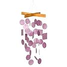 Woodstock Chimes Asli Arts Collection C129 Mini, Raspberry Capiz Chime
