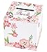 Juvale Advice Cards and Box, Wishes for The Bride (8 x 8 in, 50 Pack) - Advice And Wishes Box for Wedding