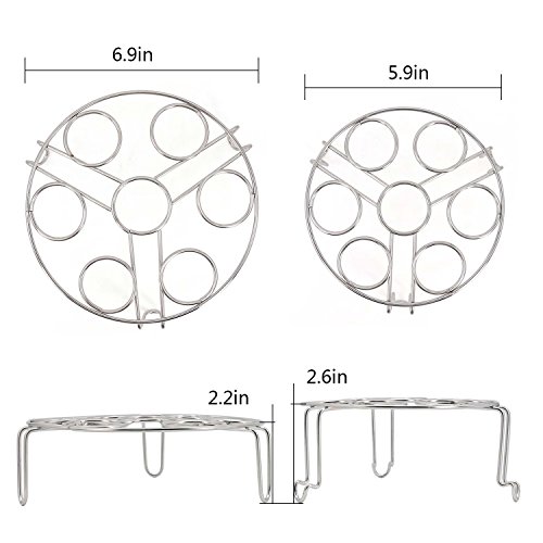 Stainless Steel Egg Steamer Rack for Instant Pot, Pressure Cooker