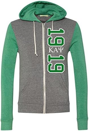KAPPA ALPHA PSI 1919 ZIP UP HOODIE (Small, Kelly Green)