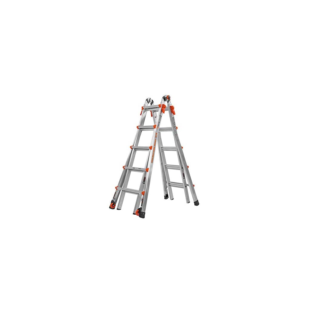 Little Giant Ladders, Velocity with Wheels, M22, 22 Ft, MultiPosition