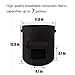 Unique-Fit Potato Grow Bag 3 Packs Update Garden Vegetables Planter Bags with 4 Drain Holes and Velcro Window, 7 Gallon Potato Bag Planter (Black + Green + Brown)thumb 2